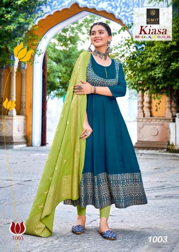 Smit Kiasa Vol 3 Rayon Fancy Kurti with Dupatta Collection